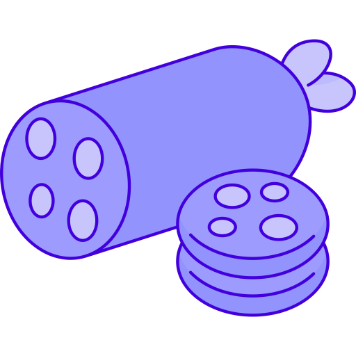 salami Generic Thin Outline Color icon