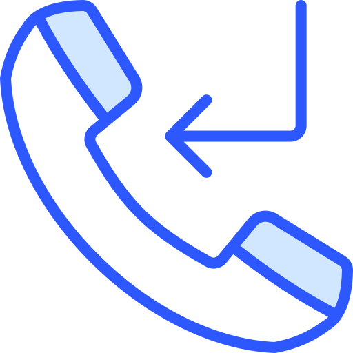 Incoming call Generic Blue icon