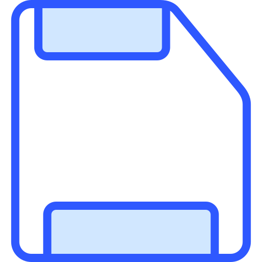disquete Generic Blue Ícone