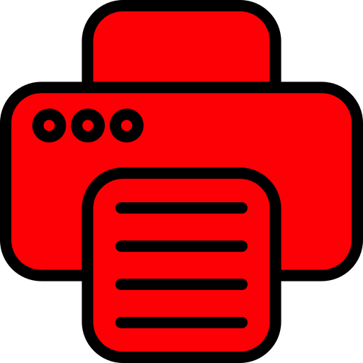 Printer Generic Outline Color icon