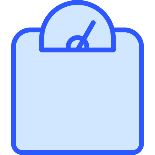 skala ciała Generic Blue ikona