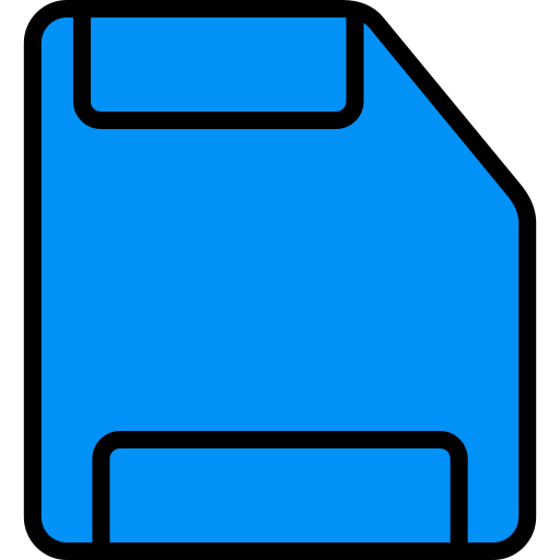 Floppy disc Generic Outline Color icon