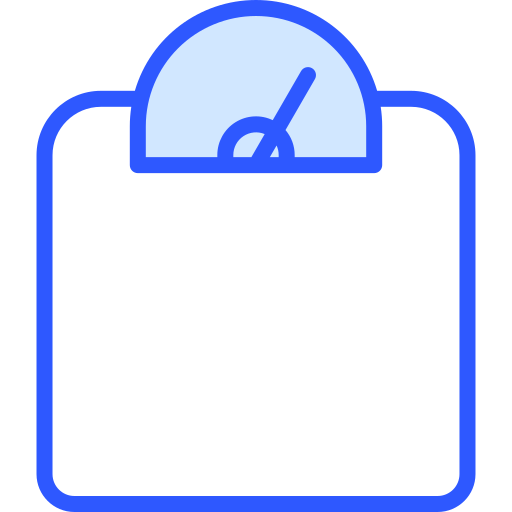 Body scale Generic Blue icon
