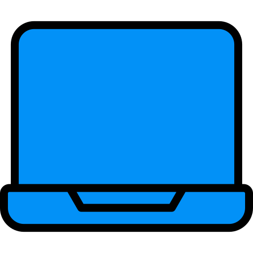 ラップトップ Generic Outline Color icon