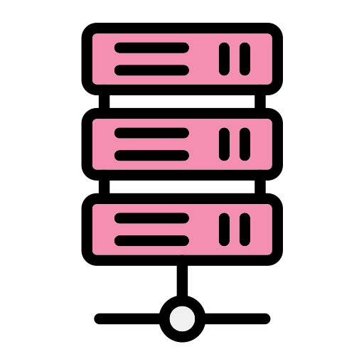 serwer Generic Outline Color ikona