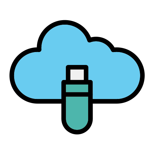 USB Generic Outline Color icon