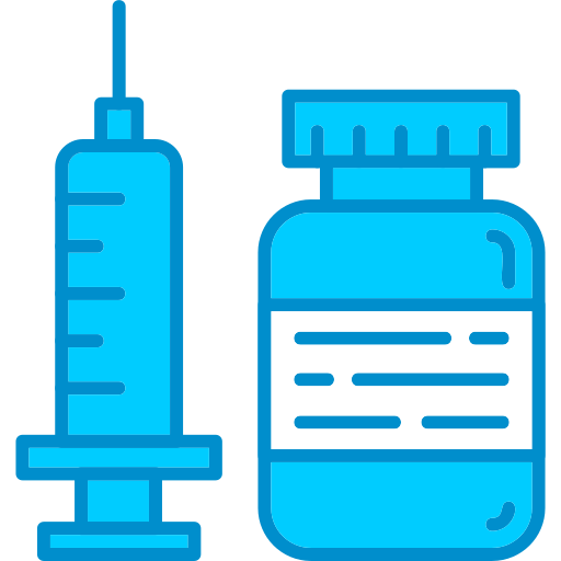 Vaccine Generic Blue icon
