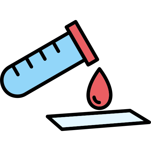 Blood Test Generic Outline Color icon