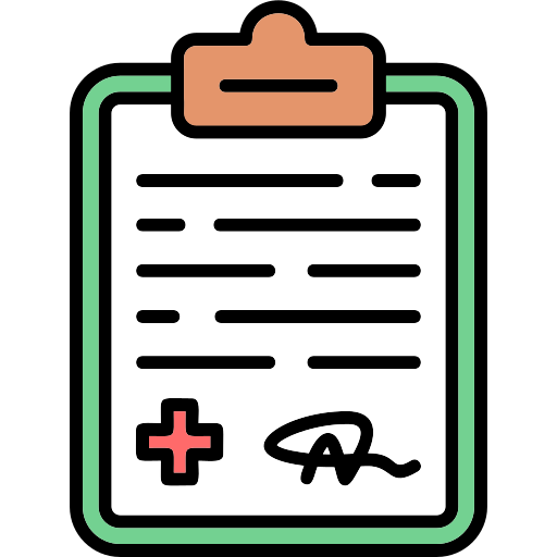 diagnóstico Generic Outline Color icono