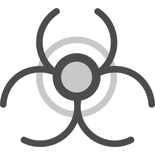 생물학적 위험 Generic Grey icon