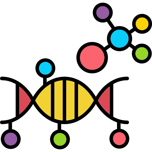 遺伝子組み換え Generic Outline Color icon