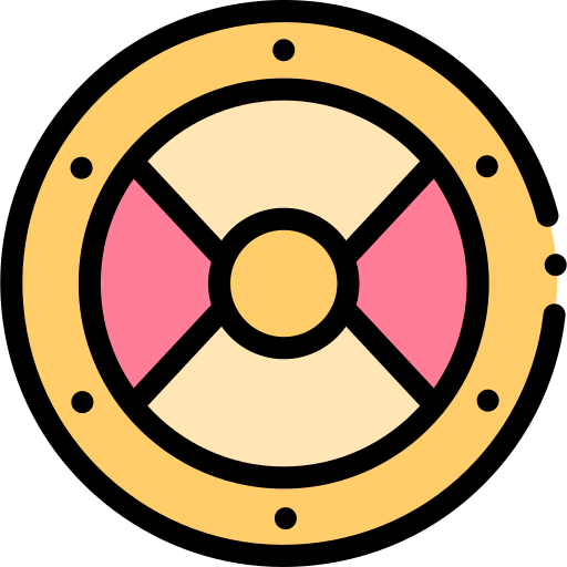 shield Detailed Rounded Lineal color icon