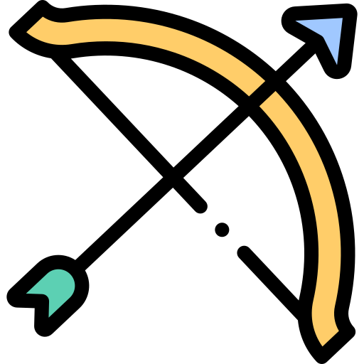 Bow Detailed Rounded Lineal color icon
