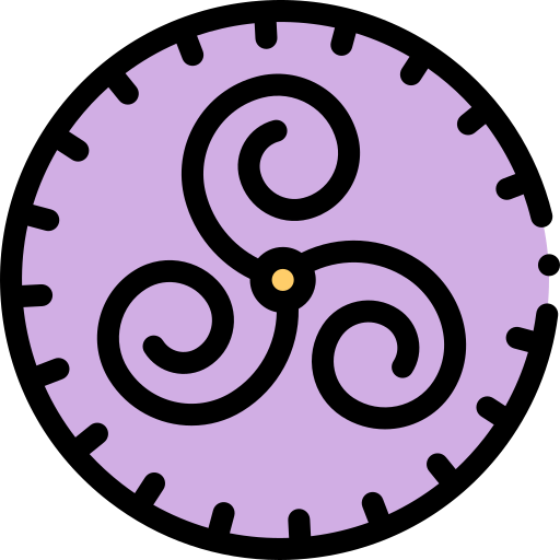 삼각 골격 Detailed Rounded Lineal color icon
