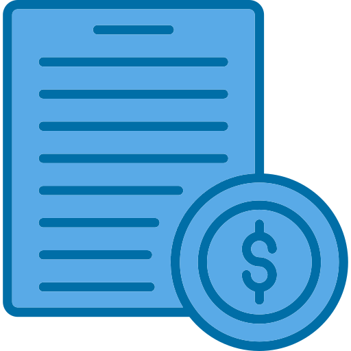 Dividend Generic Blue icon