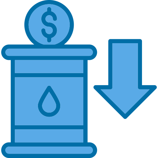 原油価格 Generic Blue icon
