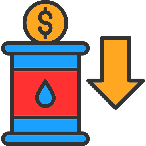 prezzo del petrolio Generic Outline Color icona