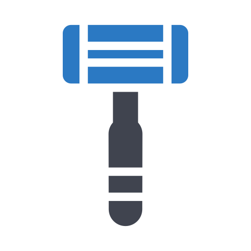 Safety razor Generic Blue icon