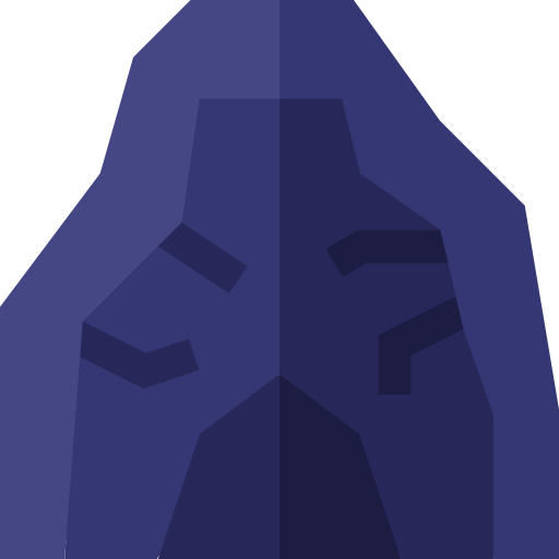 höhle Basic Straight Flat icon