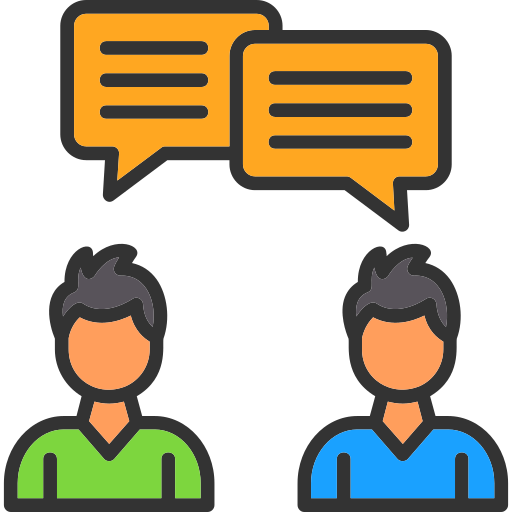 Conversation Generic Outline Color icon