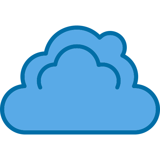 nube Generic Blue icono