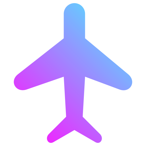 modalità aereo Generic Flat Gradient icona