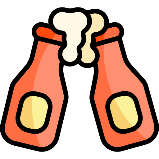맥주 Kawaii Lineal color icon