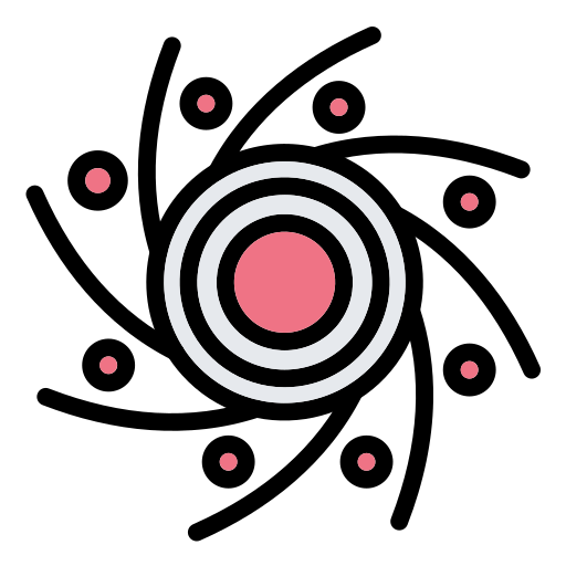 Черная дыра Generic Outline Color иконка