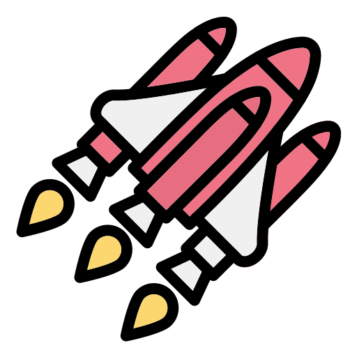 Space Shuttle Generic Outline Color icon