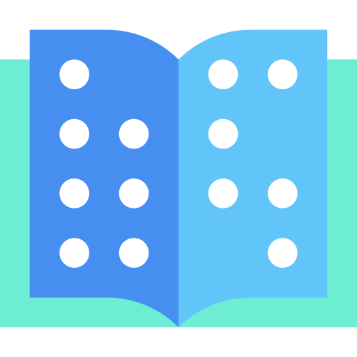 braille Generic Blue icona