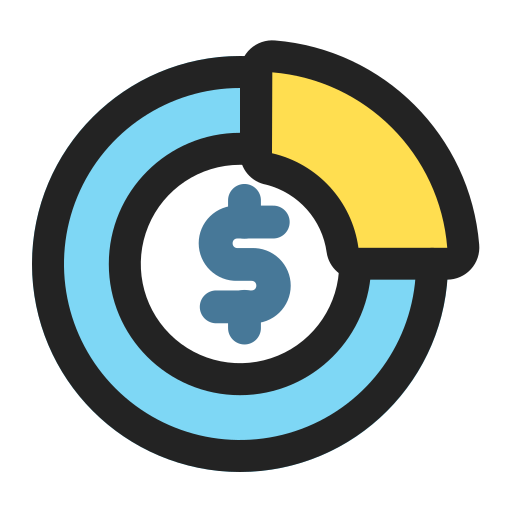 Pie chart Generic Outline Color icon