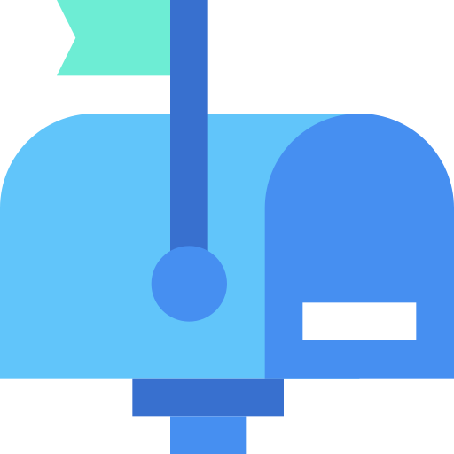 buzón de correo Generic Blue icono