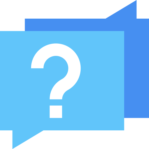 質問 Generic Blue icon