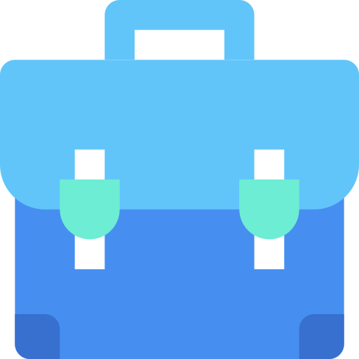 Briefcase Generic Blue icon