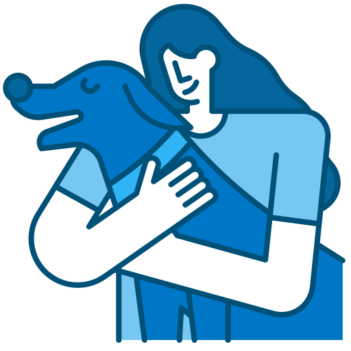 perro Generic Blue icono