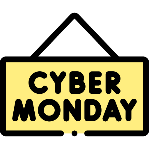 cyber monday Detailed Rounded Lineal color icono