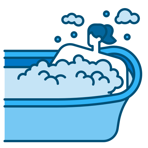 목욕 Generic Blue icon