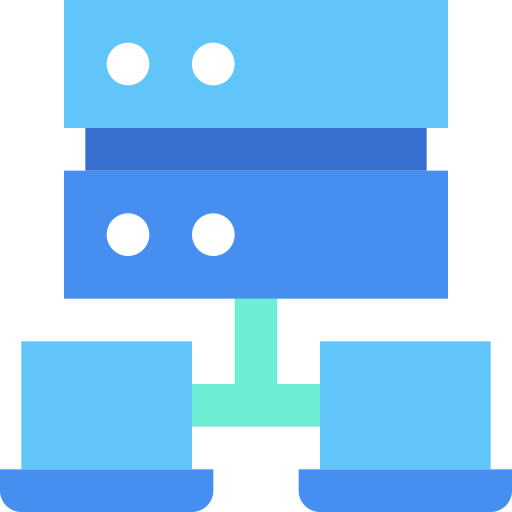 lokaal netwerk Generic Blue icoon