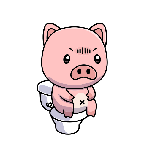 Pig Generic Thin Outline Color icon