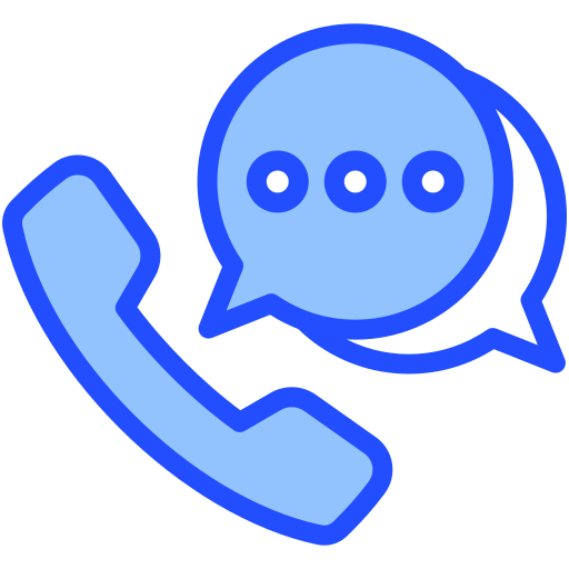 Voice mail Generic Blue icon