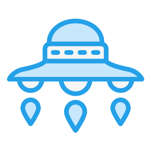 ufo Generic Blue ikona