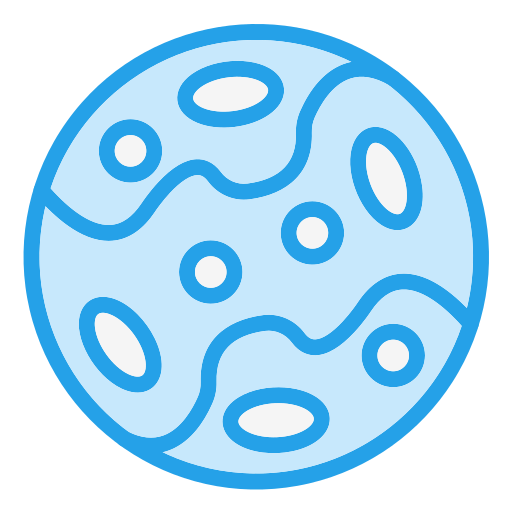 명왕성 Generic Blue icon