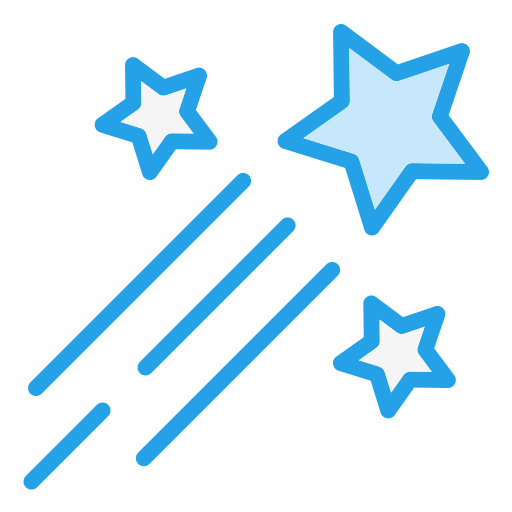 estrellas Generic Blue icono