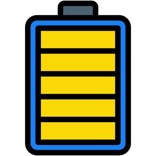 bateria llena Generic Outline Color icono