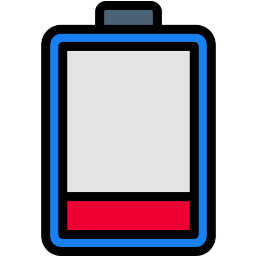 batterie faible Generic Outline Color Icône