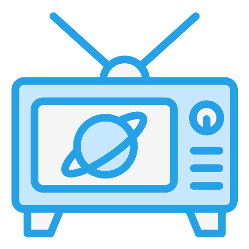 fernsehen Generic Blue icon