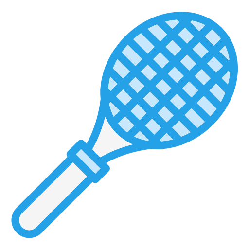 tennisracket Generic Blue icoon