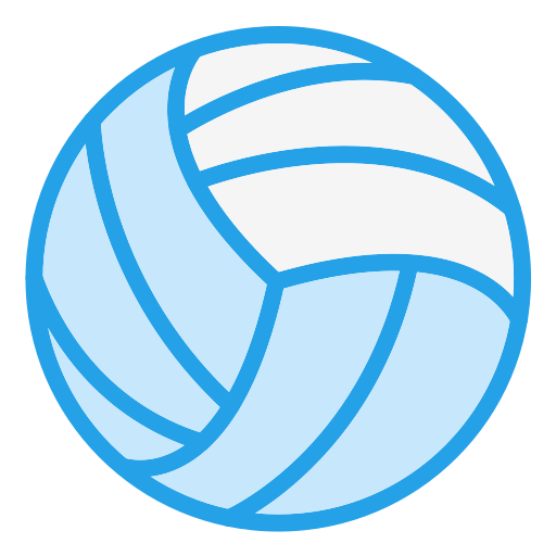 volleybal Generic Blue icoon