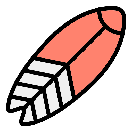 서핑 보드 Generic Outline Color icon