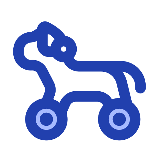 Dog Generic Blue icon
